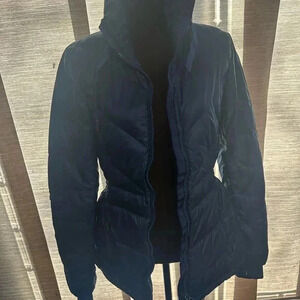 Athleta Small Blue Puffer Jacket